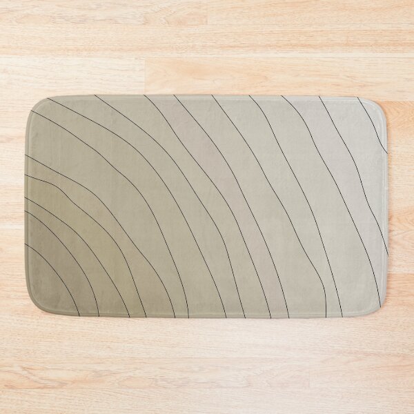 Artikelvorschau, Abstract Wavy Line Art Neutral Beige Gradient 03 entworfen und verkauft von PAPER MOON art & design.