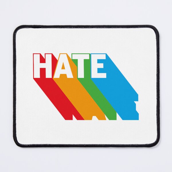 Item preview, HATE 3D Colourful designed and sold by Steven Coman.