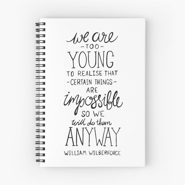 Item preview, Do The Impossible - Lettering William Wilberforce Quote designed and sold by Kit Cronk.