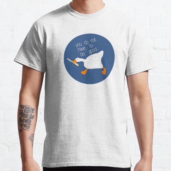 Men's T-shirt Blue Pattern Untitled Goose Game - Idolstore - Merchandise  And Collectibles
