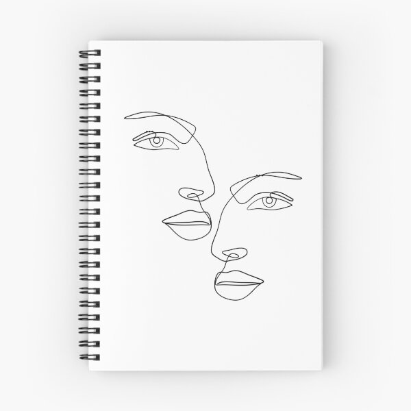 Item preview, Modern Face Line Art Sketch designed and sold by Finding Flowers.