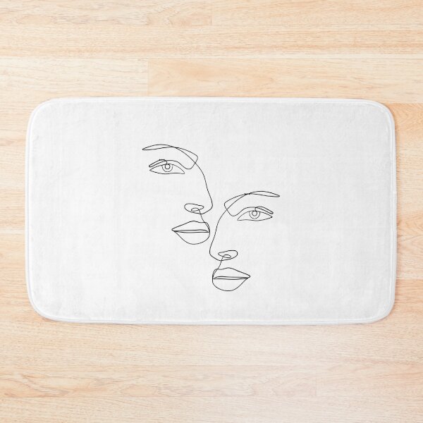 Item preview, Modern Face Line Art Sketch designed and sold by Finding Flowers.