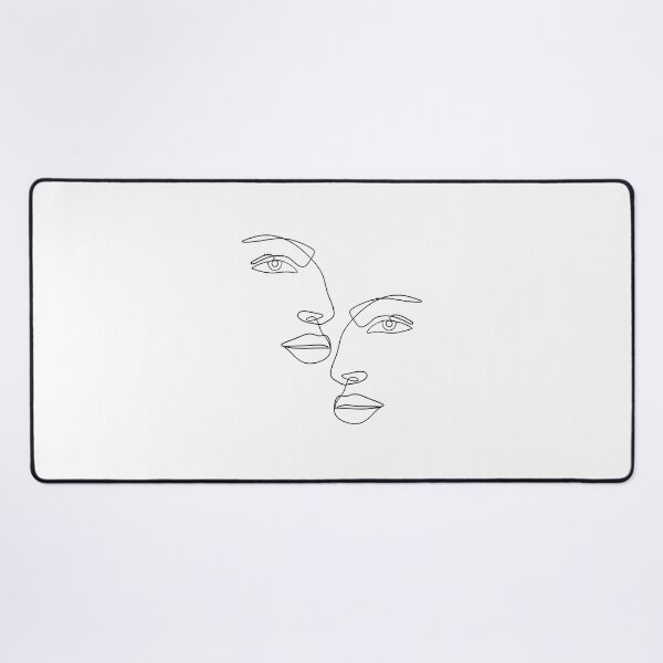 Item preview, Modern Face Line Art Sketch designed and sold by Finding Flowers.