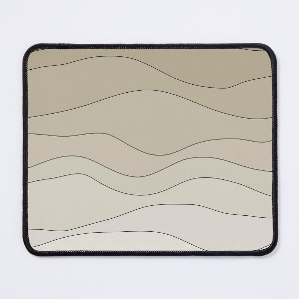 Artikelvorschau, Abstract Wavy Line Art Neutral Beige Gradient 04 entworfen und verkauft von PAPER MOON art & design.
