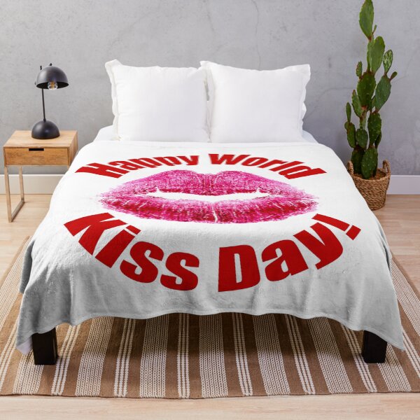 Item preview, Happy World Kiss Day! designed and sold by blakcirclegirl.