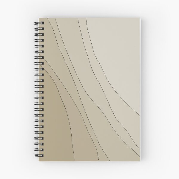 Item preview, Abstract Wavy Line Art Neutral Beige Gradient 05 designed and sold by PAPER MOON art & design.