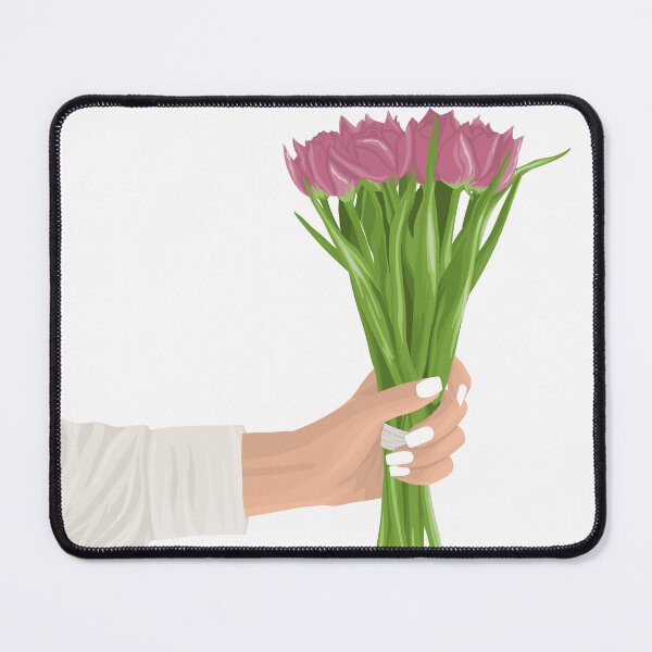 Item preview, A present for you | digital illustration of tulips designed and sold by illustratedbye.