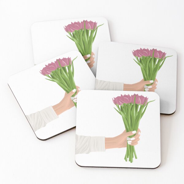 Item preview, A present for you | digital illustration of tulips designed and sold by illustratedbye.