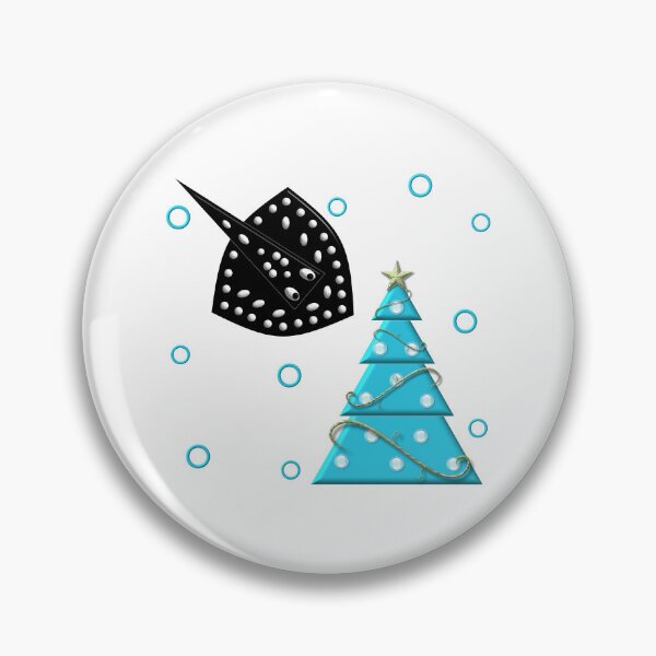 Item preview, Cute Xingu River Ray and X-Mass Tree designed and sold by Artist4God.
