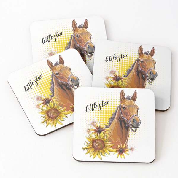 Item preview, Hand drawing horse with sunflowers designed and sold by Alinart16.