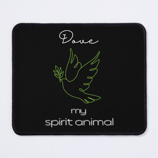Item preview, Dove totem spirit animal floor pillow designed and sold by MagicWolfStar.