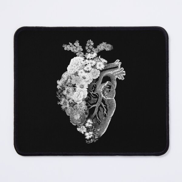 Item preview,  Flower Heart Spring Black and White by Tobe Fonseca designed and sold by Tobe Fonseca®.