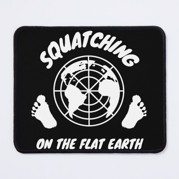 Item preview, Squatching on the Flat Earth - T-Shirt - Print Design designed and sold by The Bored Buffoon.