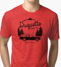 Duquette Family Vacation 2017 - Black Ink Tri-blend T-Shirt