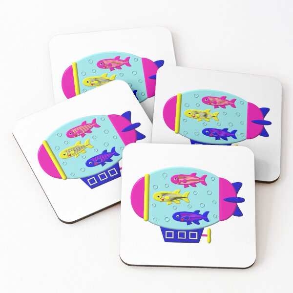 Item preview, Cute Zebra Fish in a Zeppelin designed and sold by Artist4God.