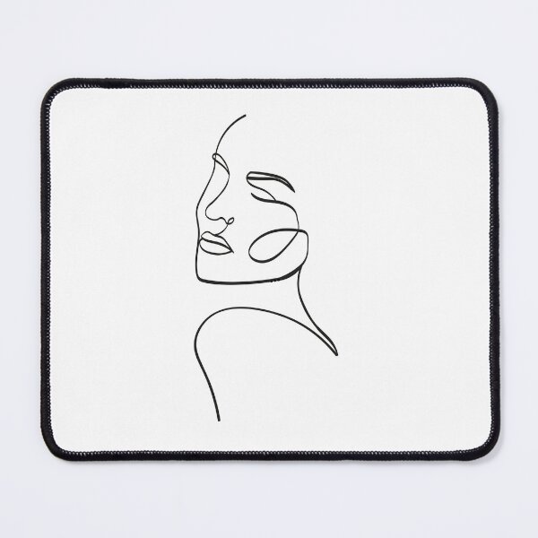 Item preview, Minimalist Face Line Art Sketch designed and sold by Finding Flowers.