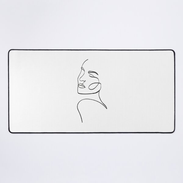 Item preview, Minimalist Face Line Art Sketch designed and sold by Finding Flowers.