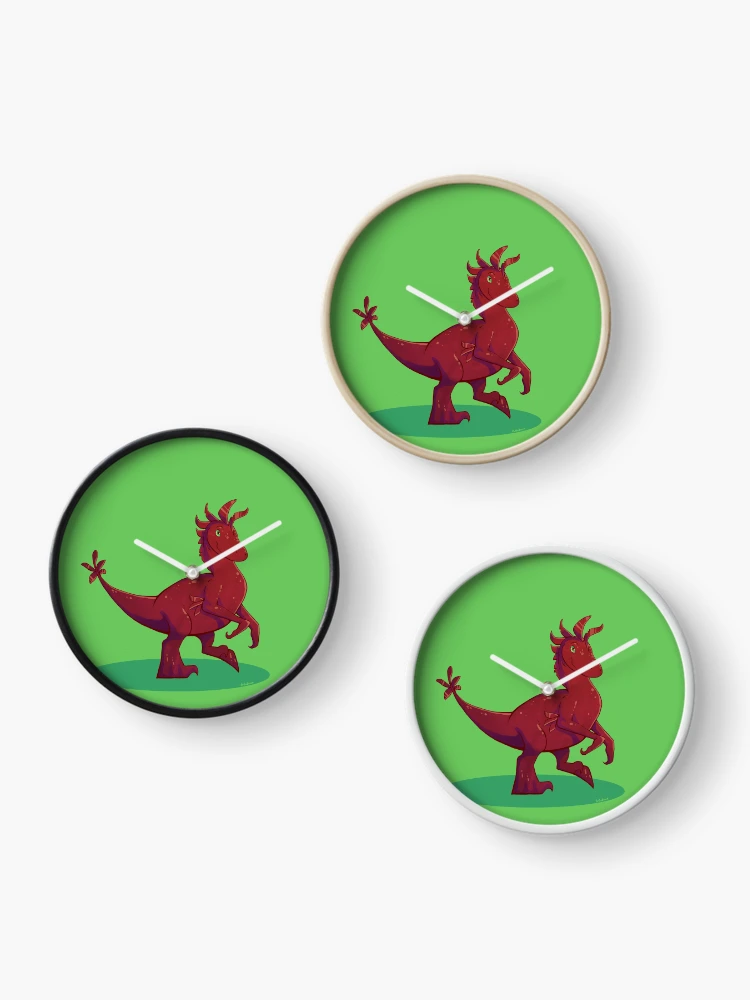Thumbnail 3 of 4, Clock, Derp Raptor designed and sold by Ash Dadoun.