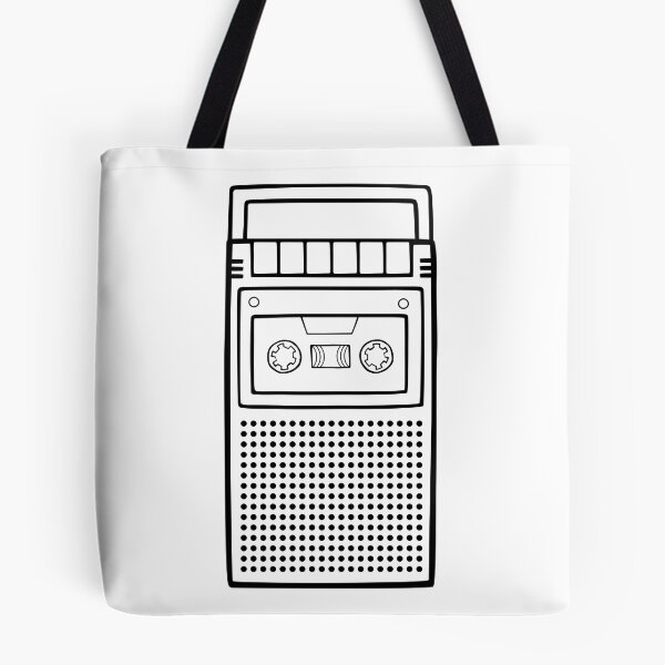 Item preview, Retro Mono Portable Cassette Tape Player Recorder designed and sold by tapeisdamessage.