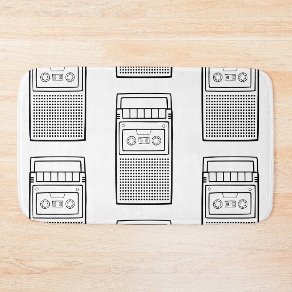 Item preview, Retro Mono Portable Cassette Tape Player Recorder designed and sold by tapeisdamessage.