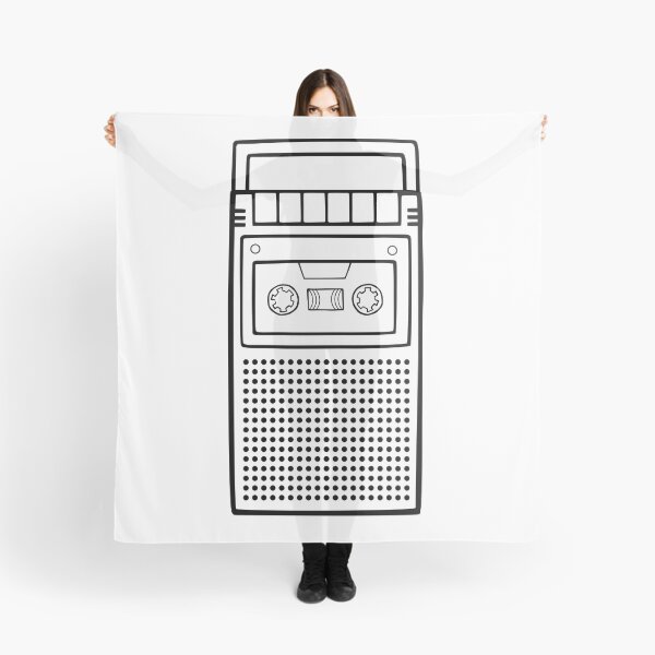 Item preview, Retro Mono Portable Cassette Tape Player Recorder designed and sold by tapeisdamessage.