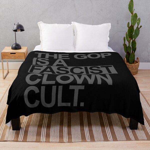 Item preview, The GOP is a FASCIST CLOWN Cult (subtle gray) designed and sold by Thelittlelord.