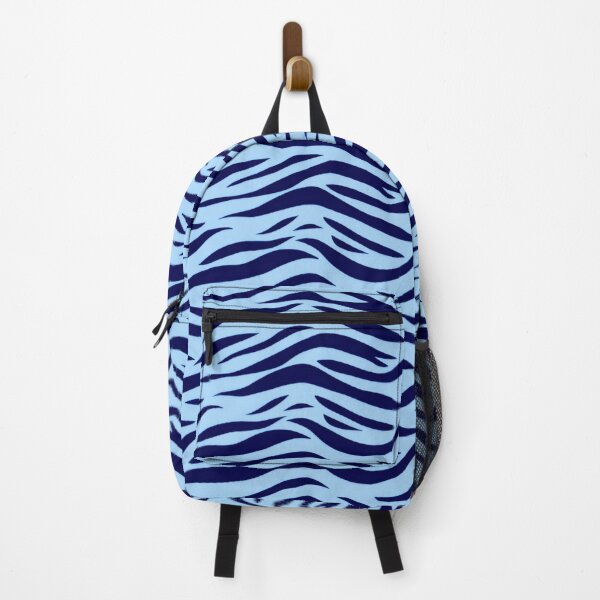 Item preview, Blue zebra stripes designed and sold by HikaryChan.