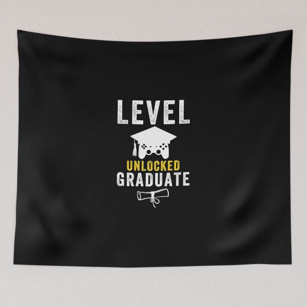 Item preview, Level Unlocked Graduate, Funny Grade Graduation Gifts To  Celebrate the Class Graduation Party designed and sold by DESIGNNOUR.