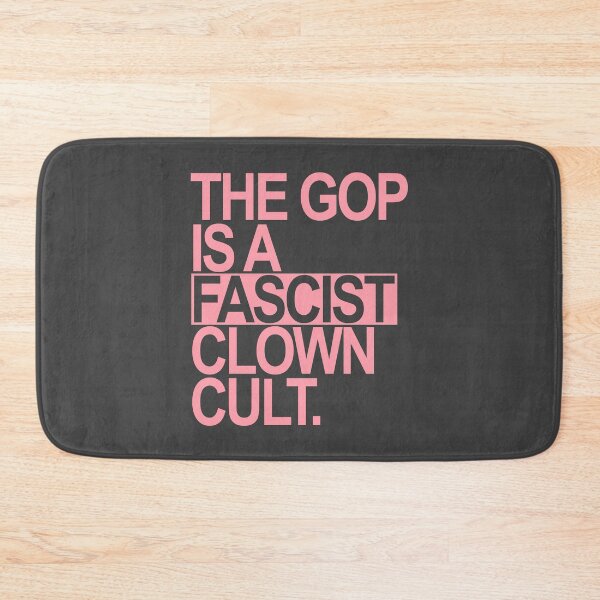 Item preview, The GOP is a FASCIST CLOWN Cult (pink) designed and sold by Thelittlelord.