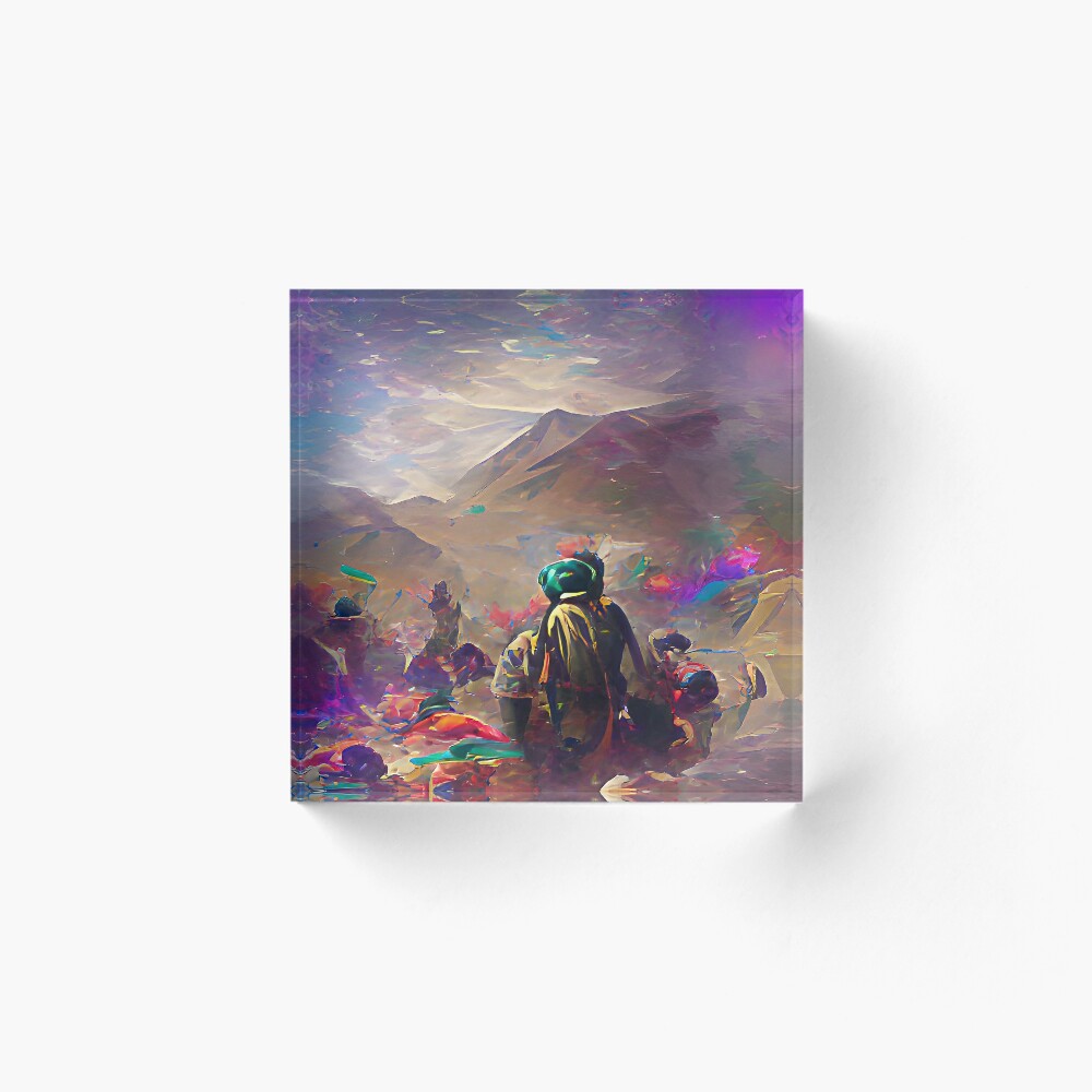 Vista previa del artículo con la obra «Bloque acrílico», diseñado y vendido por Visual-Fantasy.