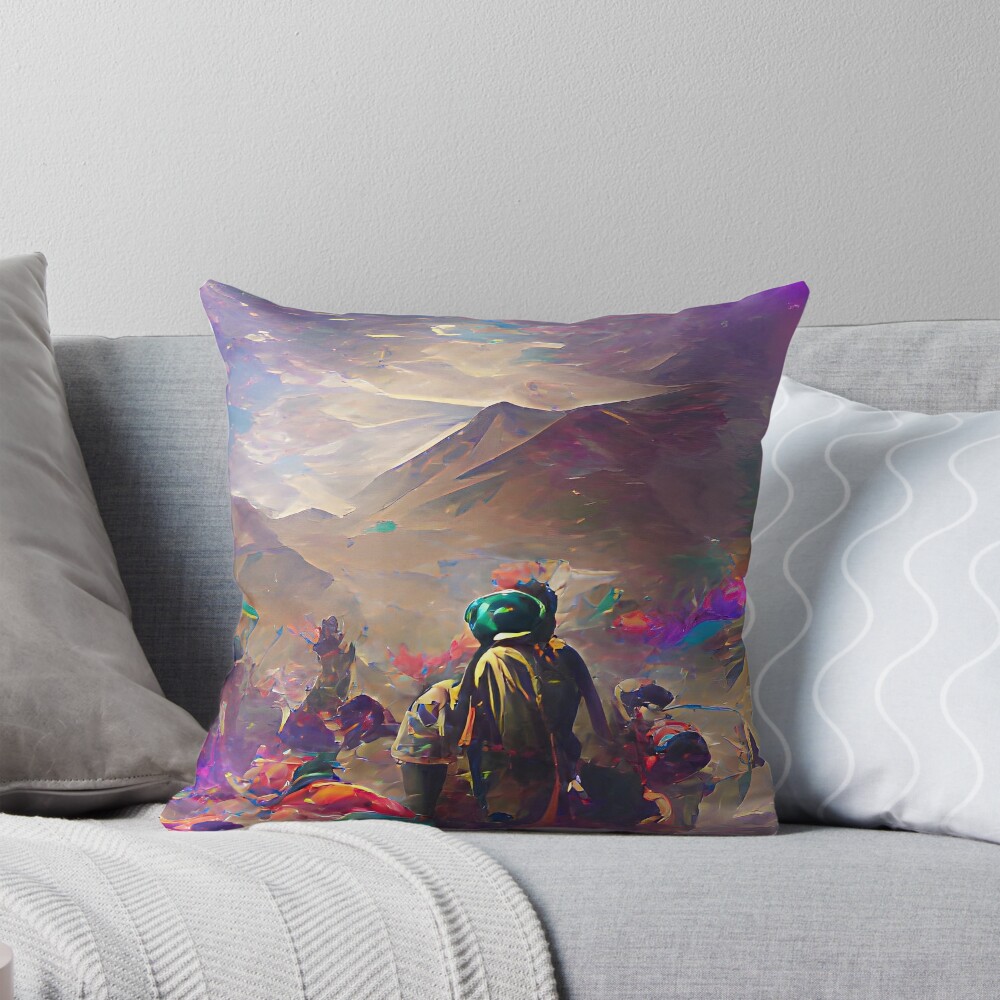 Vista previa del artículo con la obra «Cojín», diseñado y vendido por Visual-Fantasy.