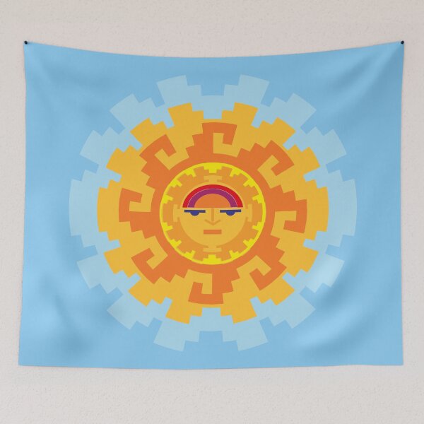 Item preview, Inca Ethnic Sun Symbol designed and sold by Anna Lemos.