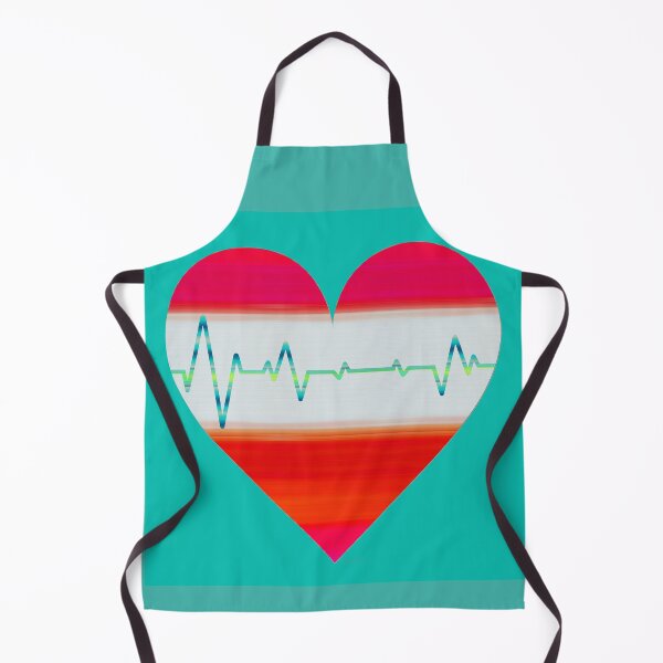 Item preview, Bright Heartbeat - Colorful Heart Art designed and sold by Sharon Cummings Art.