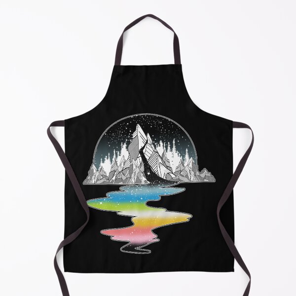 Artikelvorschau, Queer Pride Flag Mountain River entworfen und verkauft von Clara Hollins.