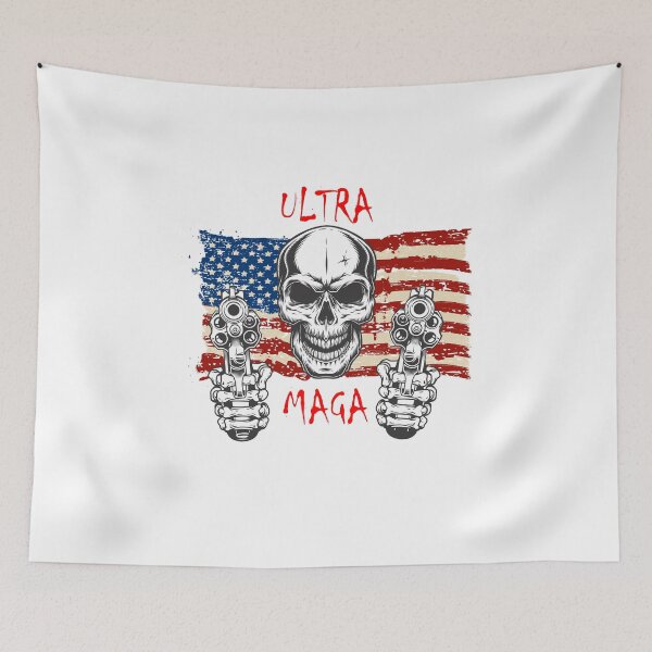 Item preview, ultra maga skull designed and sold by HdanRDesign.