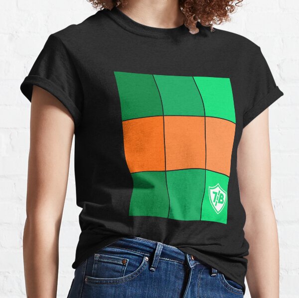 Green & Orange Tiles Classic T-Shirt