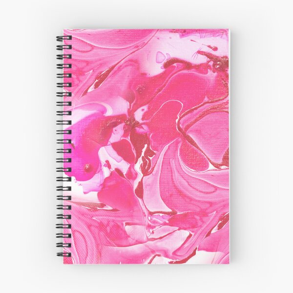 Item preview, Pink And Red Swirled Marbled Abstract Art  designed and sold by DEC02.