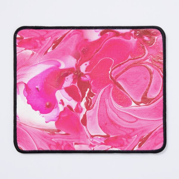 Item preview, Pink And Red Swirled Marbled Abstract Art designed and sold by DEC02.