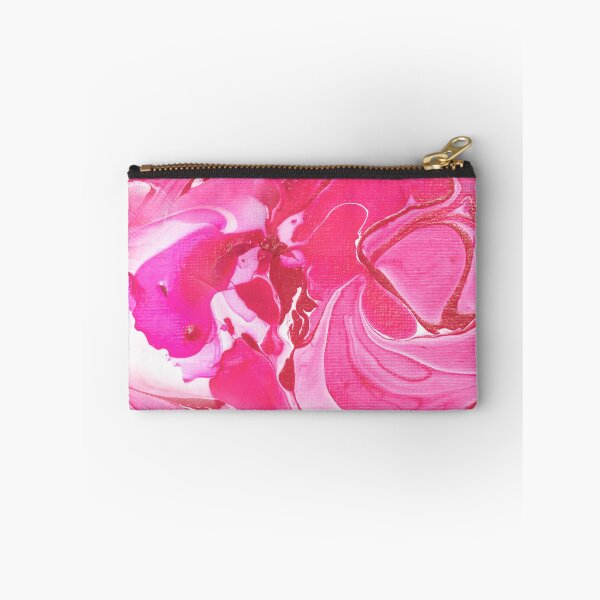 Item preview, Pink And Red Swirled Marbled Abstract Art  designed and sold by DEC02.