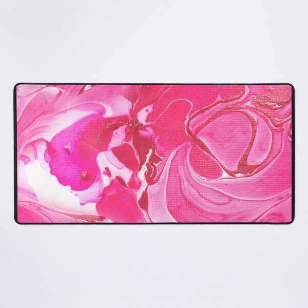 Item preview, Pink And Red Swirled Marbled Abstract Art designed and sold by DEC02.