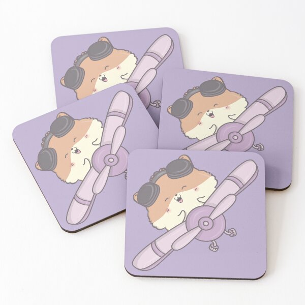 Item preview, Flying hamster pilot -- vintage plane designed and sold by MagicStrawberry.