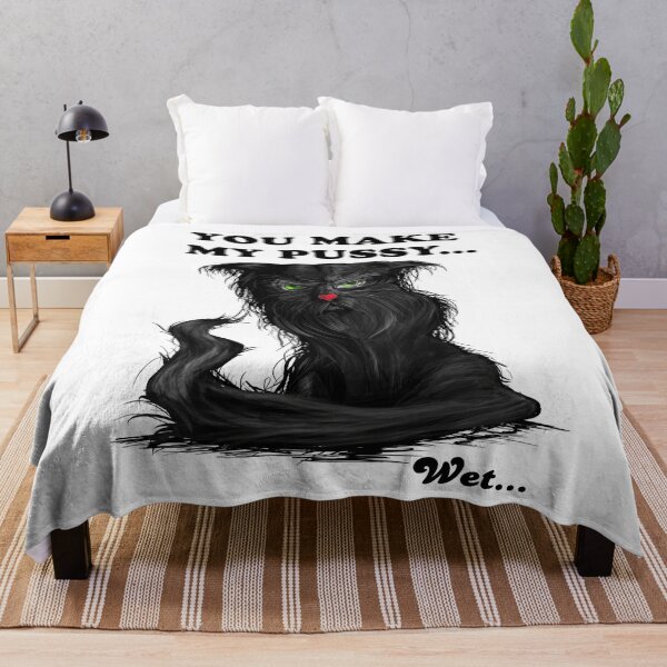 Item preview, You make my Pussy Cat wet, funny designed and sold by GizmoDesign.