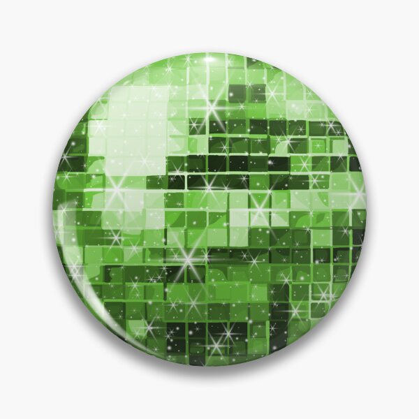 Item preview, Twinkle Green Disco Ball Pattern  designed and sold by Deborah Camp.