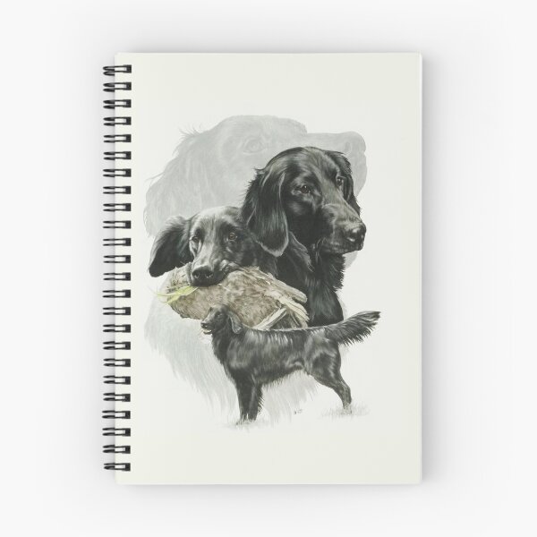 Item preview, Flat-coated Retriever Medley designed and sold by BarbBarcikKeith.