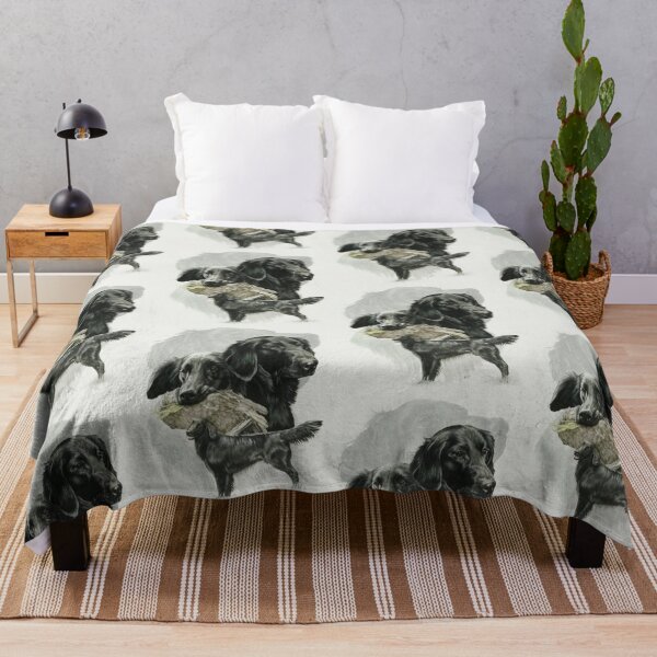 Item preview, Flat-coated Retriever Medley designed and sold by BarbBarcikKeith.
