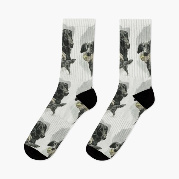 Item preview, Flat-coated Retriever Medley designed and sold by BarbBarcikKeith.
