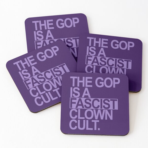 Item preview, The GOP is a FASCIST CLOWN Cult (lavender) designed and sold by Thelittlelord.