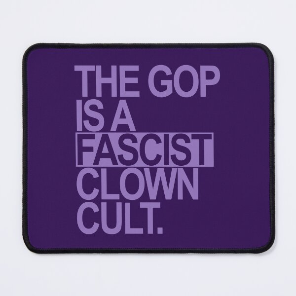 Item preview, The GOP is a FASCIST CLOWN Cult (lavender) designed and sold by Thelittlelord.