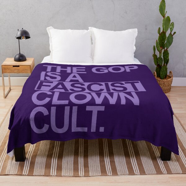 Item preview, The GOP is a FASCIST CLOWN Cult (lavender) designed and sold by Thelittlelord.