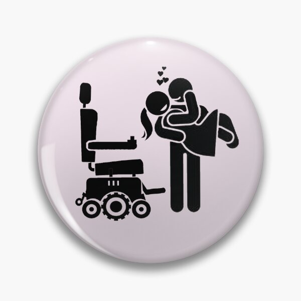 Item preview, powerchair love relationship bi carry disabled pride boyfriend girlfriend birthday anniversary gift designed and sold by yugiohcerealbox.
